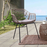 Livana Natural Outdoor Chair from Furniture of America - Luna Furniture