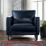 Mezzanotte Midnight Blue Contemporary Living Room Set from Furniture of America - Luna Furniture