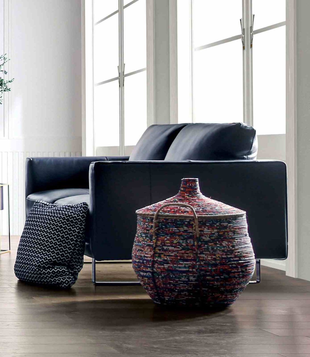 Mezzanotte Midnight Blue Contemporary Living Room Set from Furniture of America - Luna Furniture