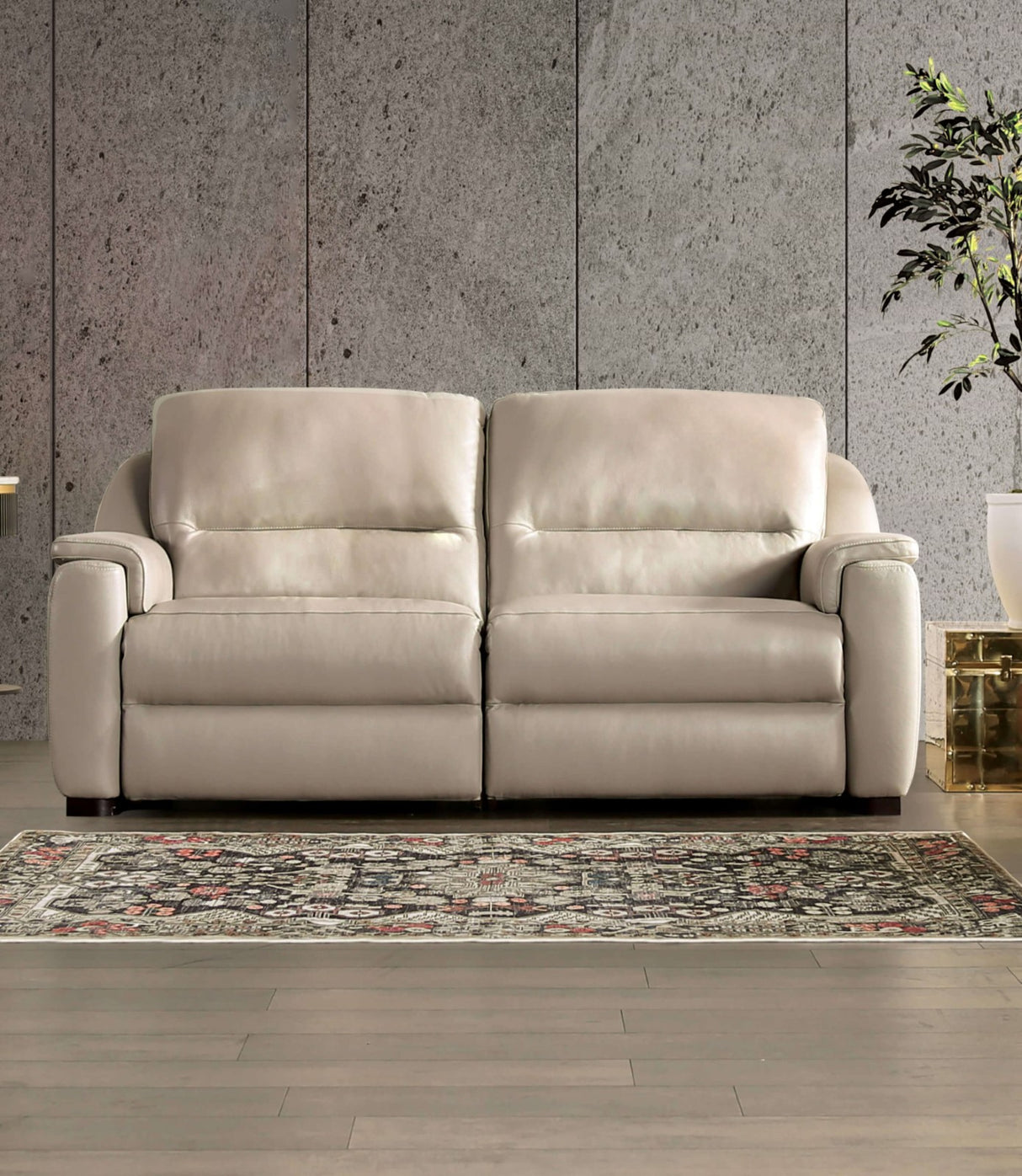 Altamura Taupe Power Loveseat from Furniture of America - Luna Furniture