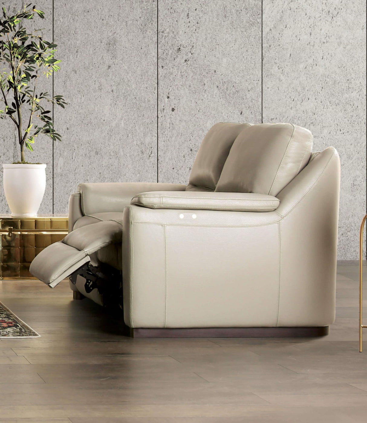 Altamura Taupe Power Sofa from Furniture of America - Luna Furniture