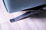 Civellutino Light Blue Loveseat from Furniture of America - Luna Furniture