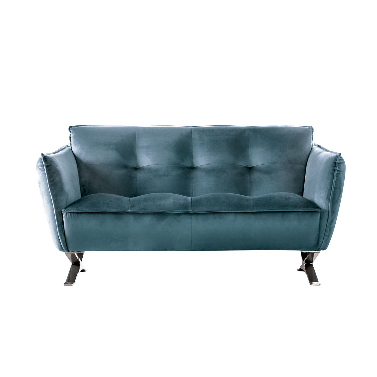 Civellutino Teal Loveseat from Furniture of America - Luna Furniture