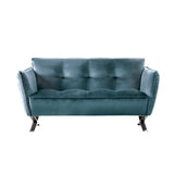 Civellutino Teal Loveseat from Furniture of America - Luna Furniture