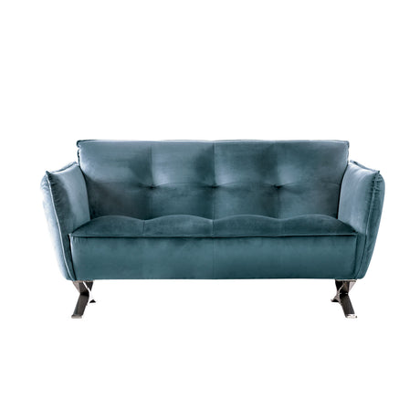 Civellutino Teal Loveseat from Furniture of America - Luna Furniture