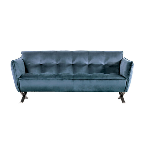 Civellutino Teal Sofa from Furniture of America - Luna Furniture
