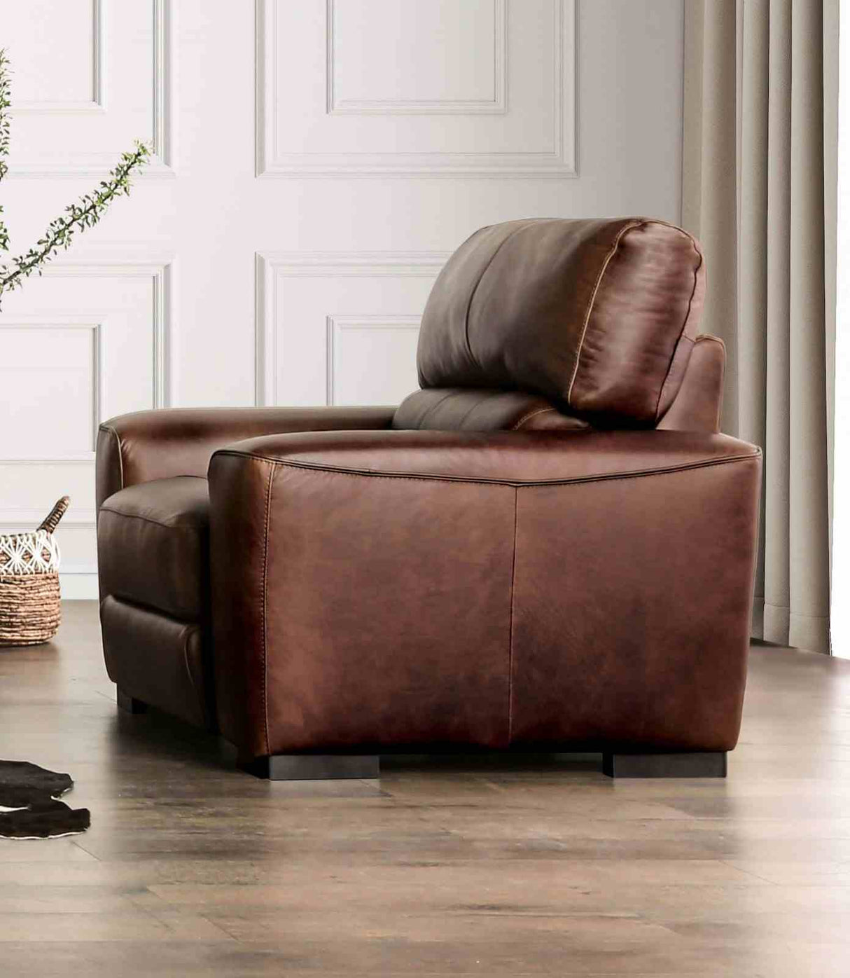 Marsicano Cognac Transitional Living Room Set from Furniture of America - Luna Furniture