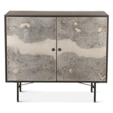 Moab 39" Bar Cabinet in Oxidized Black from Home Trends & Design - Luna Furniture