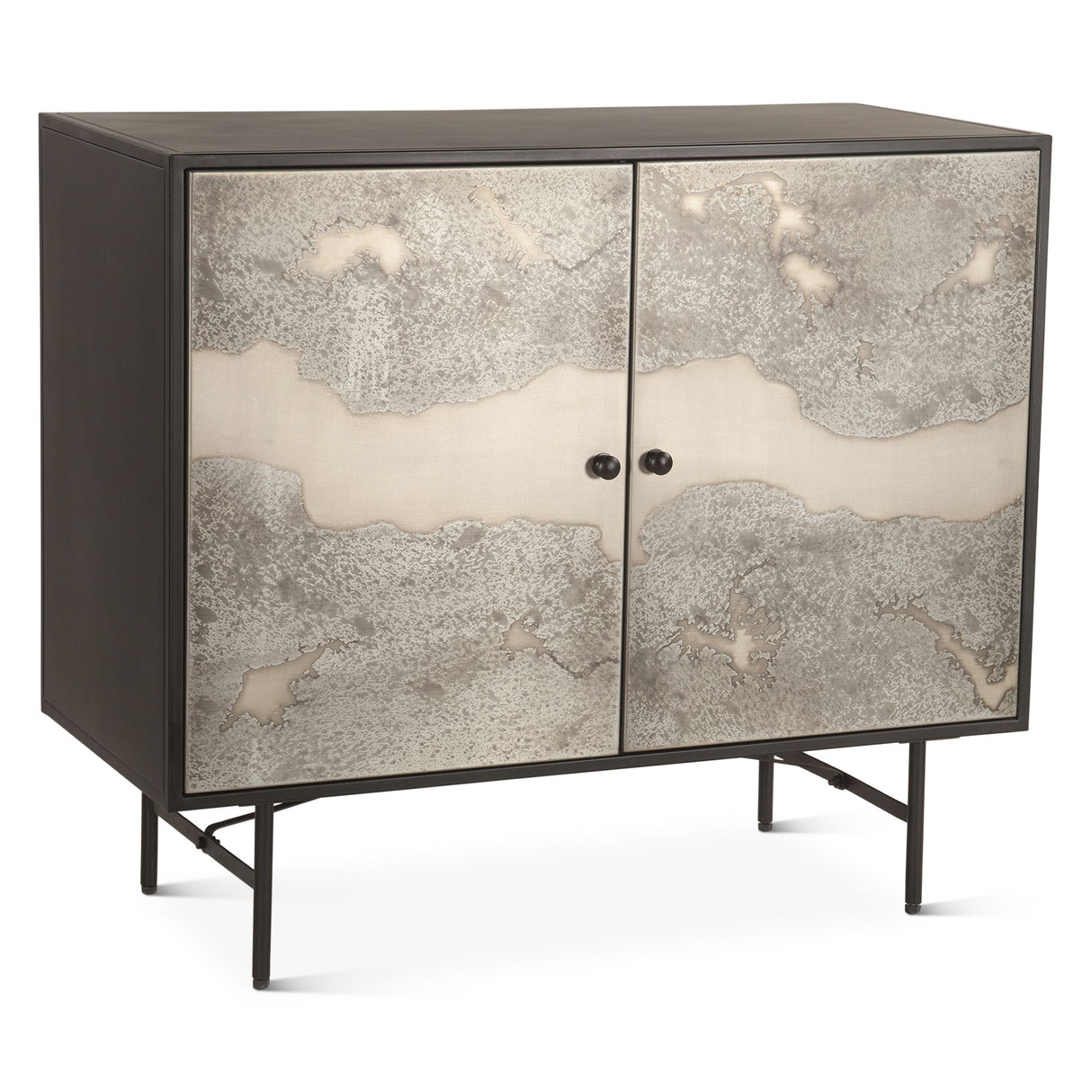 Moab 39" Bar Cabinet in Oxidized Black from Home Trends & Design - Luna Furniture