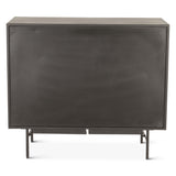 Moab 39" Bar Cabinet in Oxidized Black from Home Trends & Design - Luna Furniture