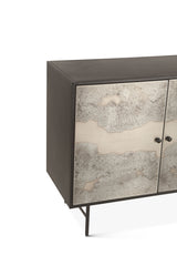 Moab 39" Bar Cabinet in Oxidized Black from Home Trends & Design - Luna Furniture