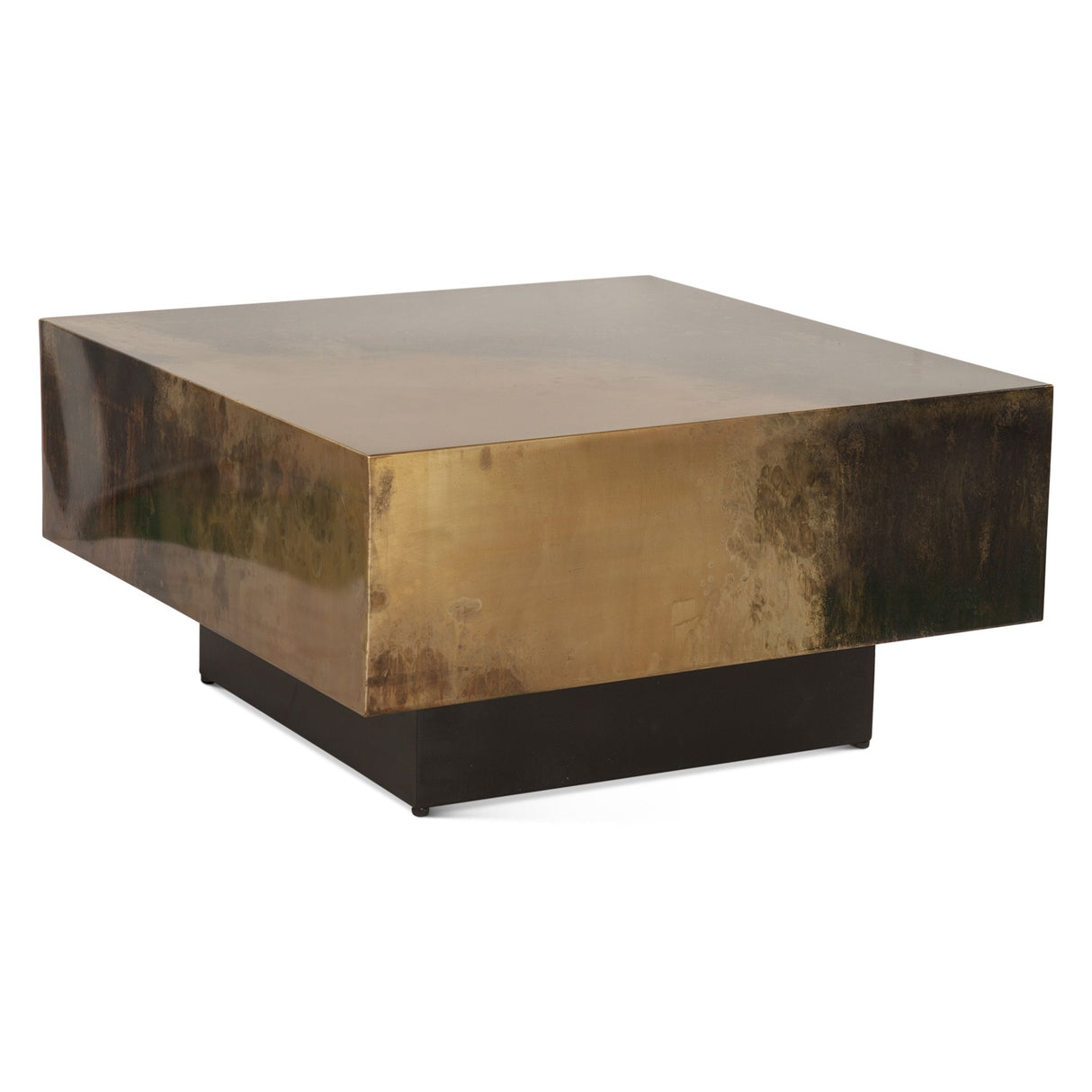 Moab 35" Coffee Table in Oxidized Copper from Home Trends & Design - Luna Furniture