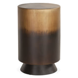 Moab 15" Side Table in Oxidized Brass from Home Trends & Design - Luna Furniture