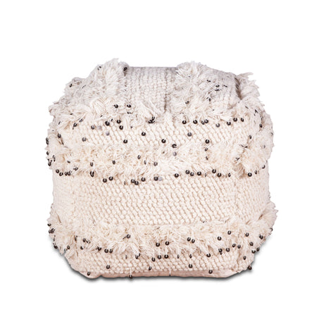 Marrakech 18" Accent Ottoman in Moroccan Sequined from Home Trends & Design - Luna Furniture
