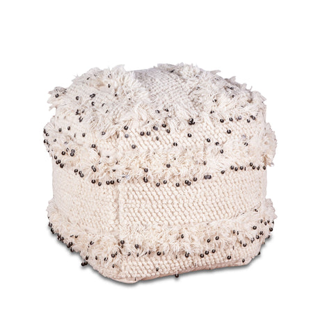 Marrakech 18" Accent Ottoman in Moroccan Sequined from Home Trends & Design - Luna Furniture