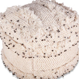 Marrakech 18" Accent Ottoman in Moroccan Sequined from Home Trends & Design - Luna Furniture