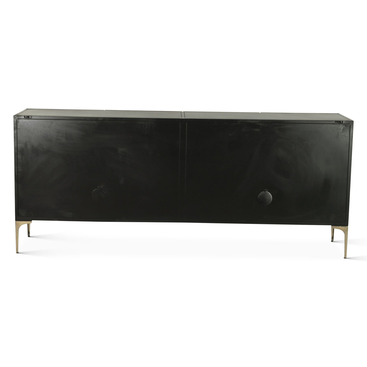 Mojave 83" Four Door Buffet in Desert Patina with Brass Base from Home Trends & Design - Luna Furniture