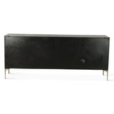 Mojave 83" Four Door Buffet in Desert Patina with Brass Base from Home Trends & Design - Luna Furniture