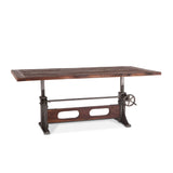 Manchester 84" Adjustable Dining Table in Natural Reclaimed from Home Trends & Design - Luna Furniture