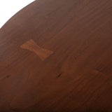 Mozambique 48" Round Dining Table in Walnut and Antique Zinc from Home Trends & Design - Luna Furniture