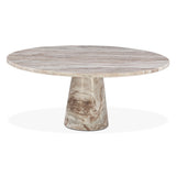 Nile 38" Coffee Table in Brown Toronto Marble from Home Trends & Design - Luna Furniture