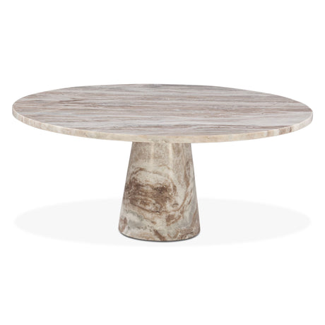 Nile 38" Coffee Table in Brown Toronto Marble from Home Trends & Design - Luna Furniture