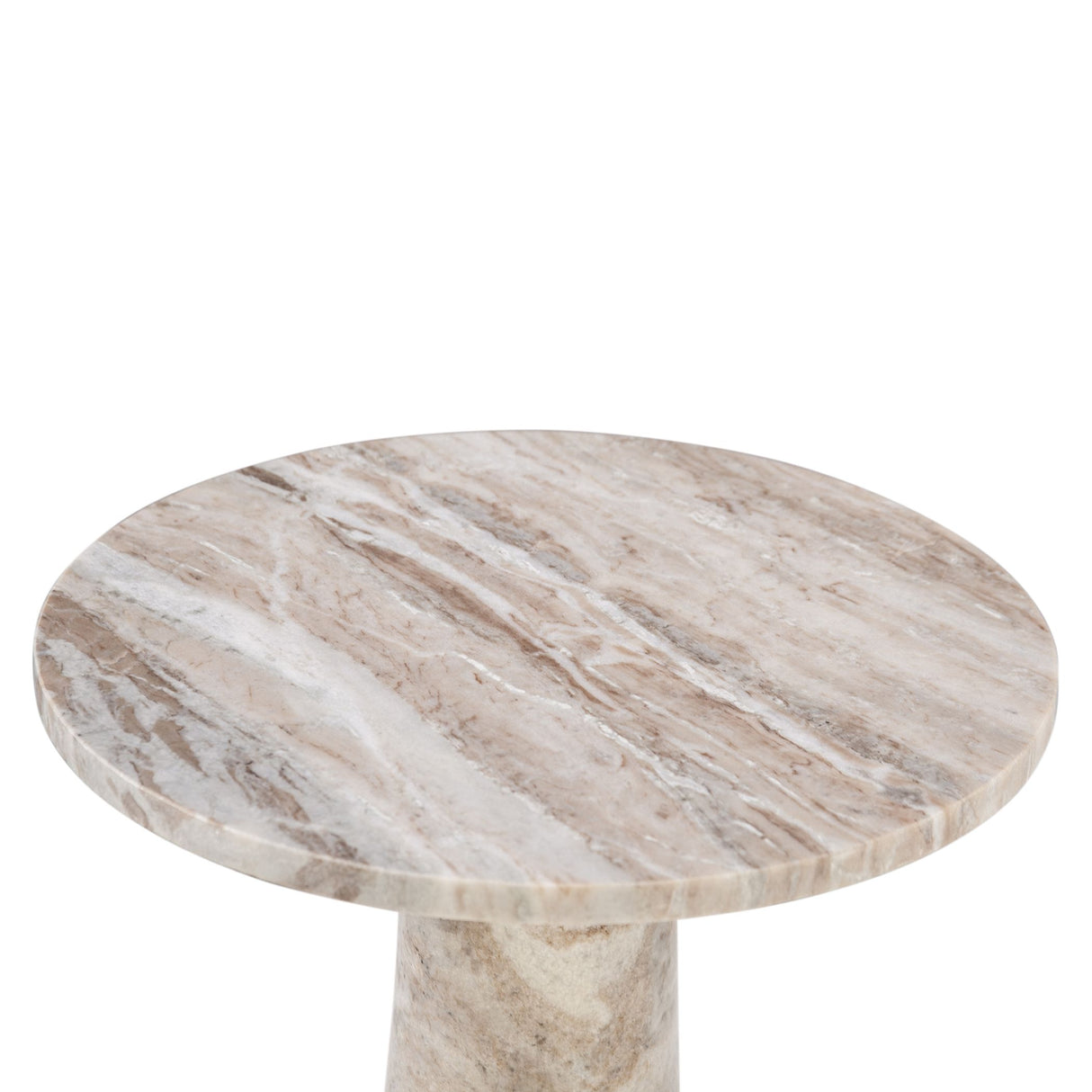 Nile 38" Coffee Table in Brown Toronto Marble from Home Trends & Design - Luna Furniture