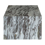 Nile 48" Drum Coffee Table in Calacatta Viola Marble from Home Trends & Design - Luna Furniture