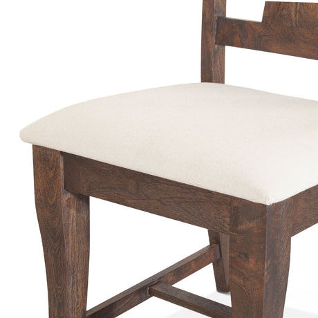 Nimes 18" Upholstered Dining Chair in Weathered Mango, Set of 2 from Home Trends & Design - Luna Furniture