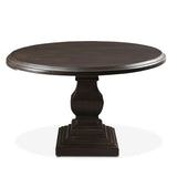 Nimes 48" Round Dining Table in Vintage Brown from Home Trends & Design - Luna Furniture