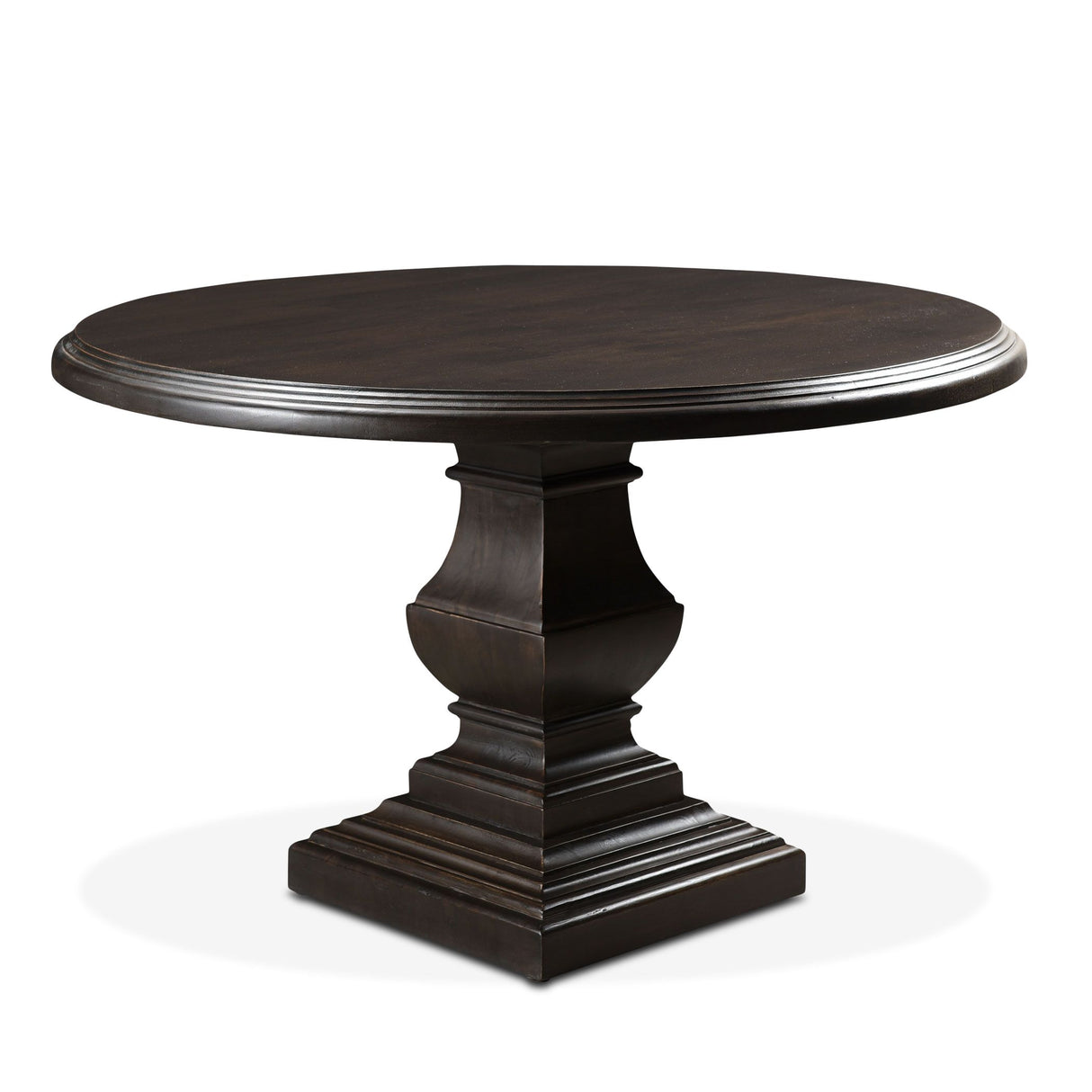 Nimes 48" Round Dining Table in Vintage Brown from Home Trends & Design - Luna Furniture