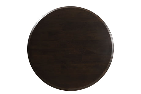 Nimes 48" Round Dining Table in Vintage Brown from Home Trends & Design - Luna Furniture