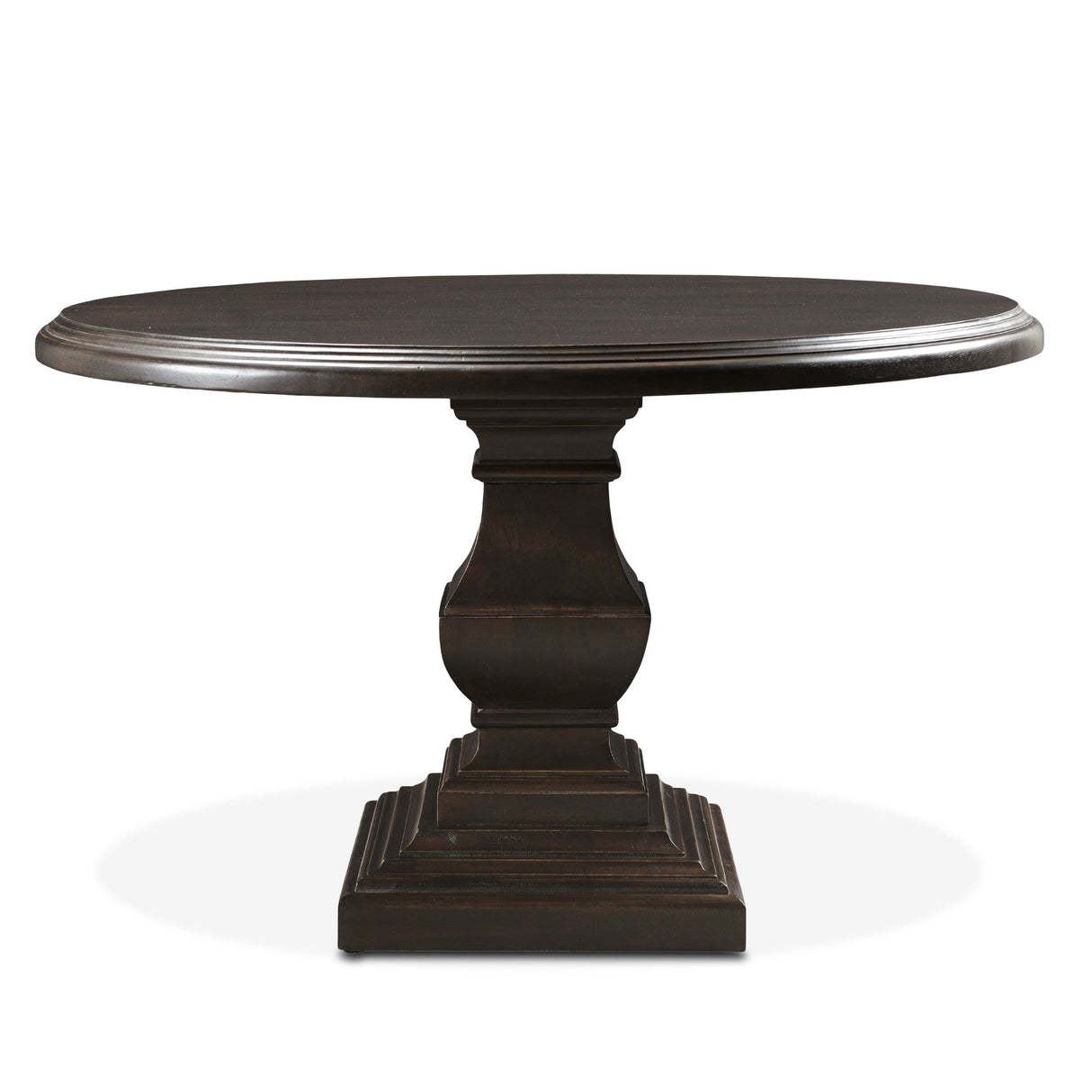 Nimes 48" Round Dining Table in Vintage Brown from Home Trends & Design - Luna Furniture