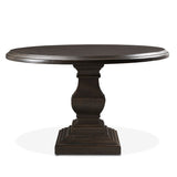 Nimes 48" Round Dining Table in Vintage Brown from Home Trends & Design - Luna Furniture