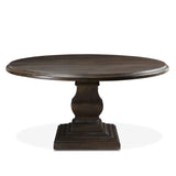 Nimes 60" Round Dining Table in Vintage Brown from Home Trends & Design - Luna Furniture
