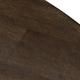 Nimes 60" Round Dining Table in Vintage Brown from Home Trends & Design - Luna Furniture