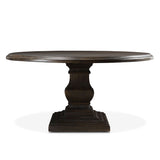 Nimes 60" Round Dining Table in Vintage Brown from Home Trends & Design - Luna Furniture