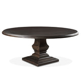 Nimes 72" Round Dining Table in Vintage Brown from Home Trends & Design - Luna Furniture