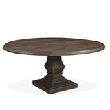 Nimes 72" Round Dining Table in Weathered Mango from Home Trends & Design - Luna Furniture