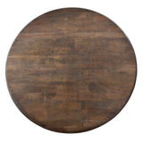 Nimes 72" Round Dining Table in Weathered Mango from Home Trends & Design - Luna Furniture