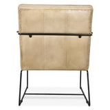 New York Tony Accent Chair in Antique Ivory from Home Trends & Design - Luna Furniture