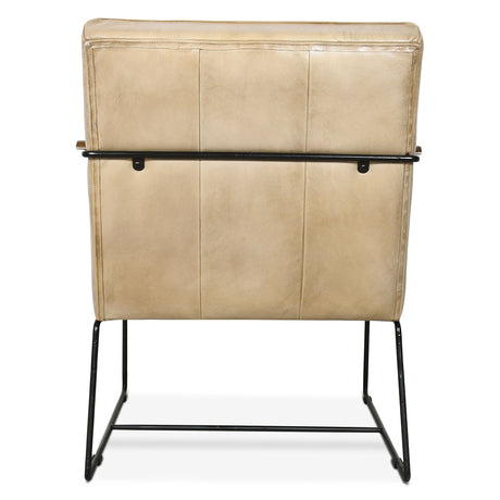 New York Tony Accent Chair in Antique Ivory from Home Trends & Design - Luna Furniture