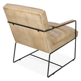 New York Tony Accent Chair in Antique Ivory from Home Trends & Design - Luna Furniture