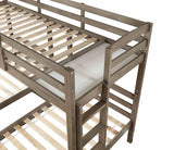 Hortense Warm Gray Triple Twin Bed from Furniture of America - Luna Furniture