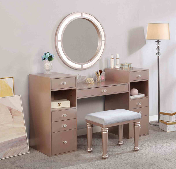 Yasmine Tiffany Blush Vanity Set
