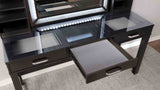 Stephanie Obsidian Gray Vanity Set from Furniture of America - Luna Furniture