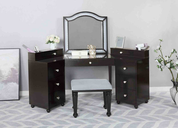 Tracie Obsidian Gray Vanity Set