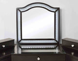Tracie Obsidian Gray Vanity Set from Furniture of America - Luna Furniture