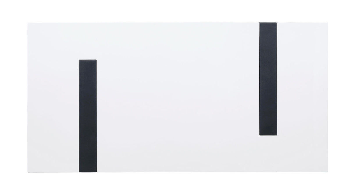 Eimear White/Black Coffee Table from Furniture of America - Luna Furniture