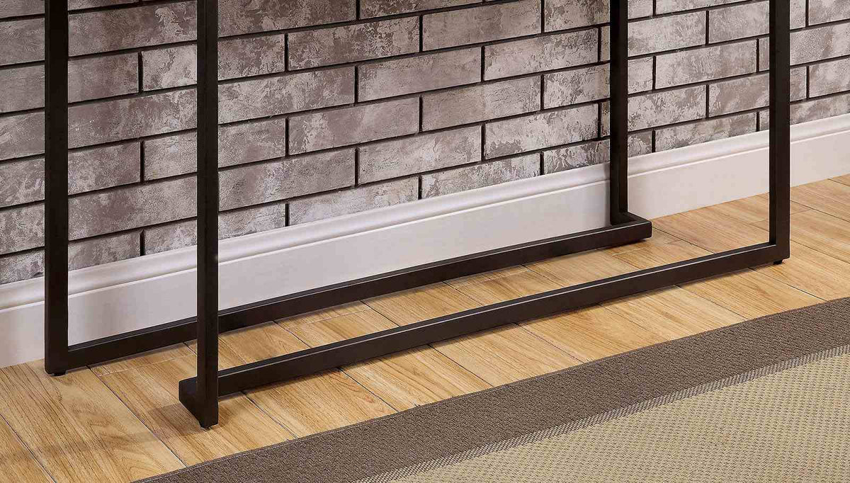 Izar White/Gun Metal Coffee Table from Furniture of America - Luna Furniture